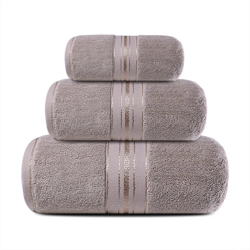 Luxury Plush 100% cotton thick set absorbent adult bath towel super absorbent soft skin-friendly face wash bathroom face towel