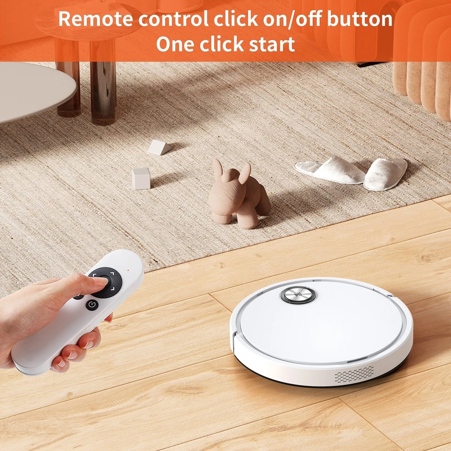 Smart Robot Vacuum with APP Control - Multi-Functional Floor Cleaning for Busy Families