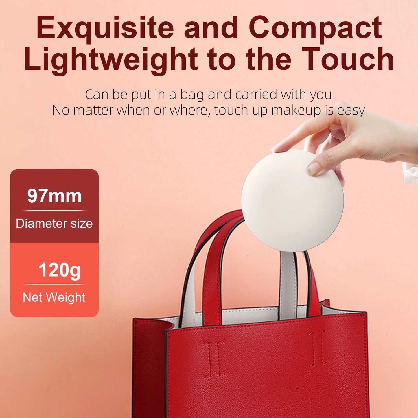 Smart Sunscreen Led Light Portable Makeup Mirror Uv Camera Visual Face Sunscreen Makeup Mirror
