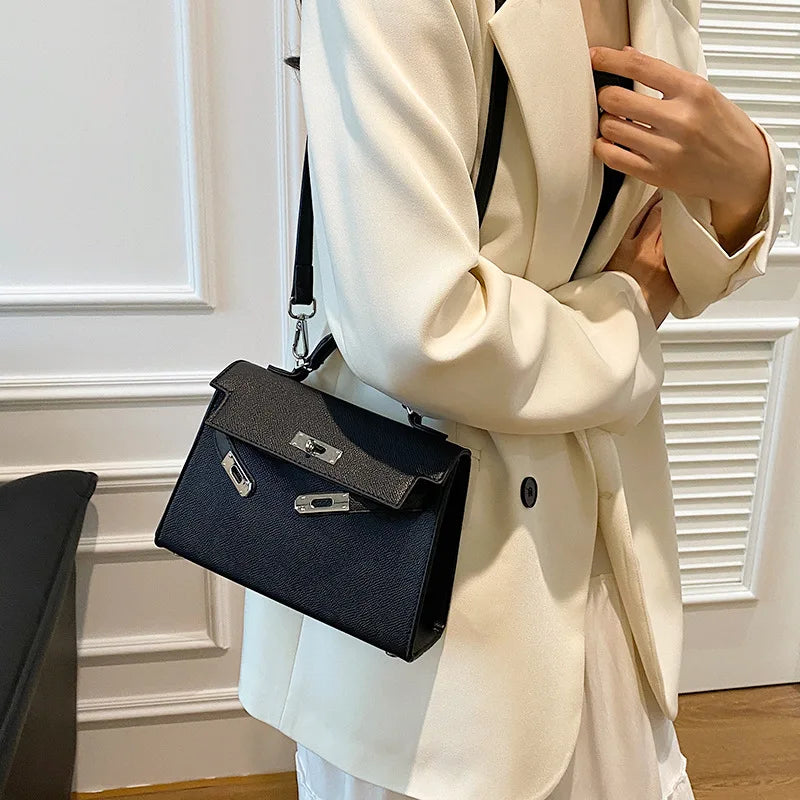 Kelly Bag for Women 2026 New - High-End Designer Handheld/Shoulder/Crossbody Bag, Stylish & Elegant Fashion Accessory