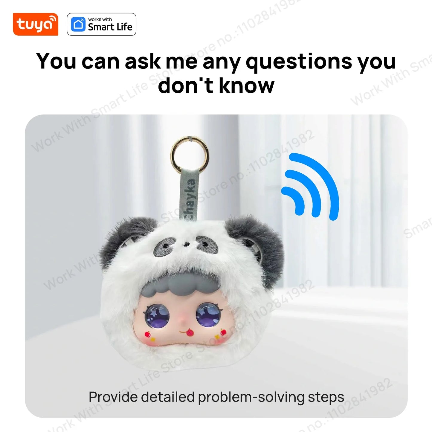 2026 Smart AI Plush Robot with LED Eyes & Voice Control – Interactive USB Rechargeable Companion for All Ages