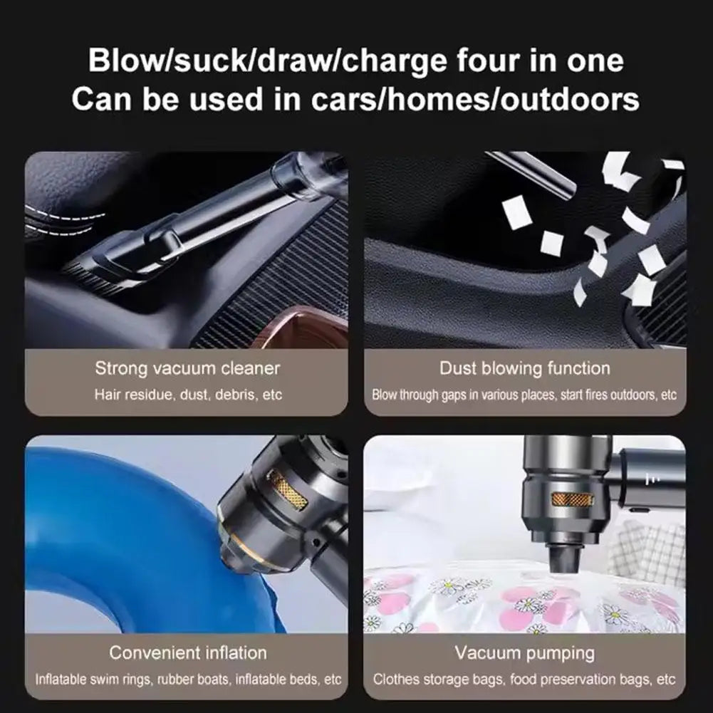 Car vacuum cleaner Wireless Portable Multipurpose Powerful HandHeld Cleaner For Home and Car Cleaning Machine