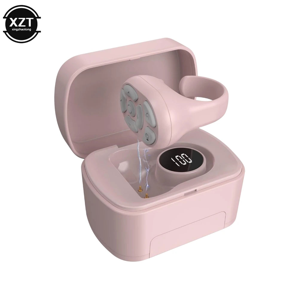 For TikTok Ring Bluetooth-compatible Remote Control Fingertip Selfie Video Controller Automatic Page Turner Browsing For Phone