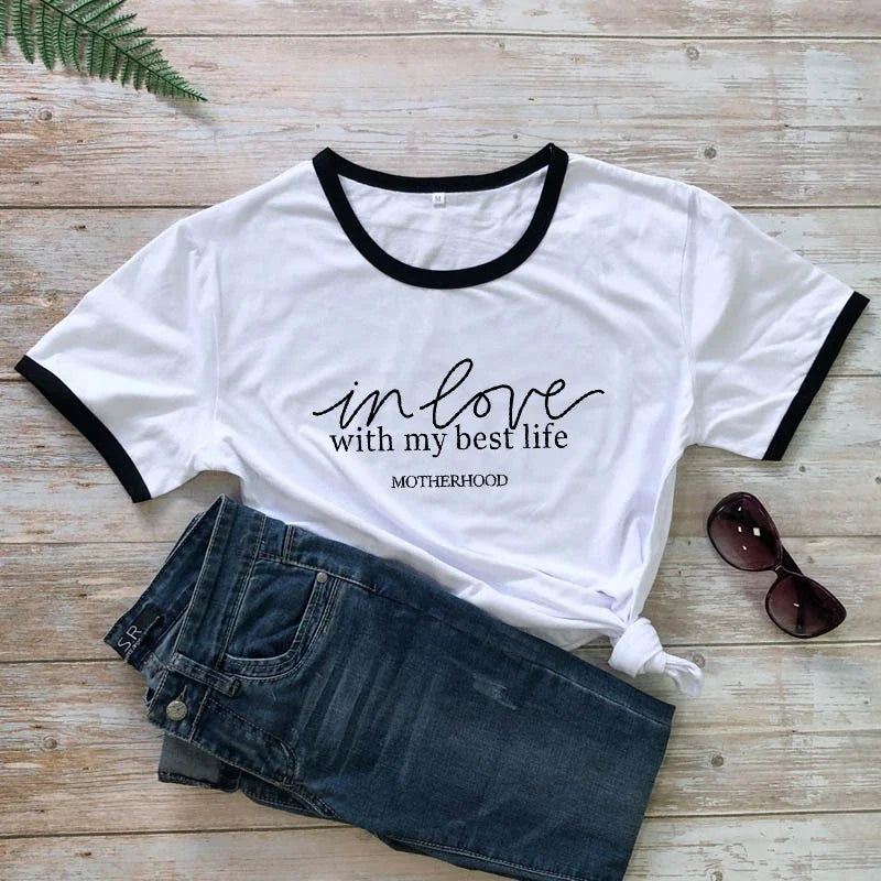 In Love With My Best Life Shirts - Inspirational Shirts | Merch Gone Viral