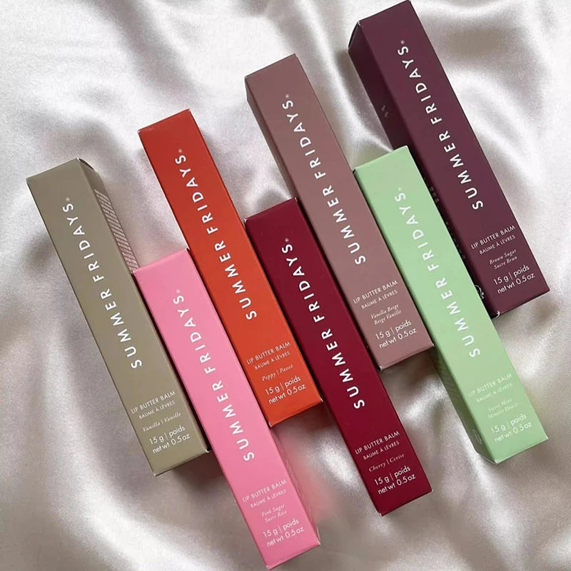 Iced Coffee Butter Lip Balm Moisturizing Transparent Lipstick Set Smooth Soft Tube Mirror Lip Gloss Lip Makeupv