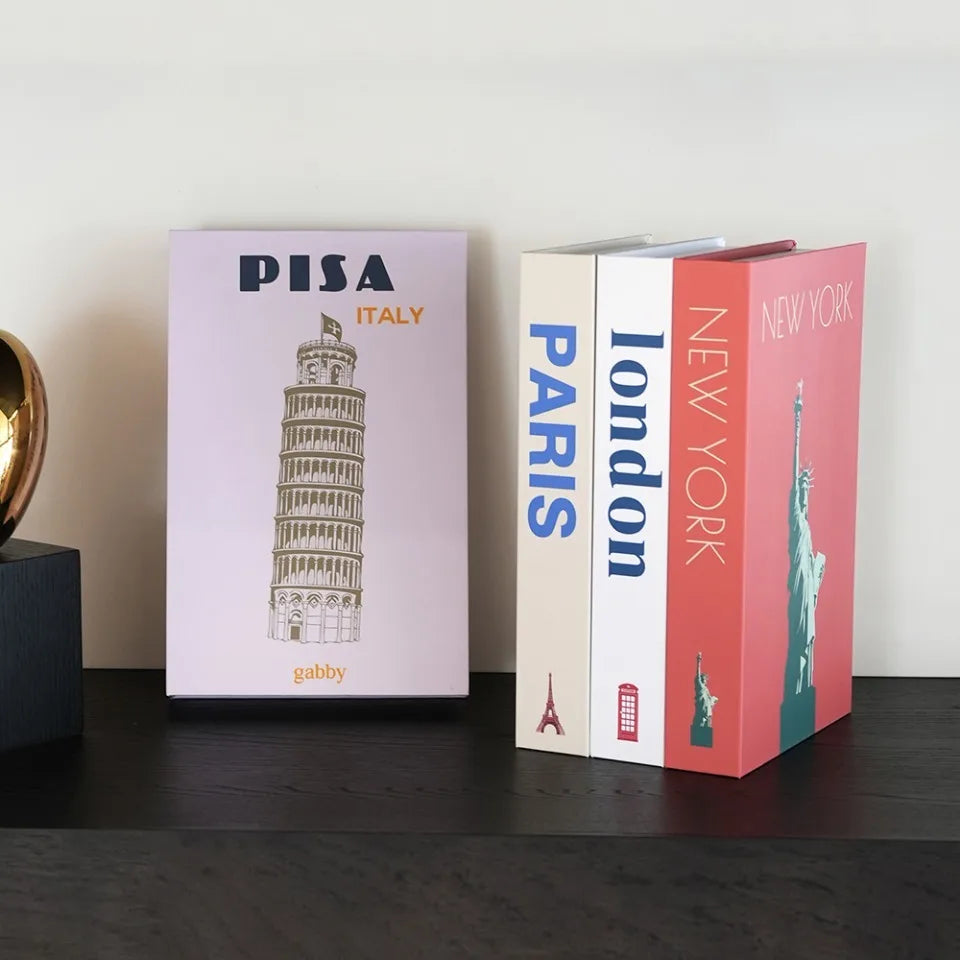 Modern Simulation Books Decorations - Luxury Coffee Table Ornaments for Living Room Study