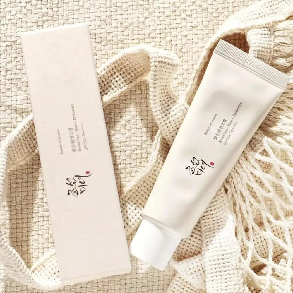 50ml Rice Sunscreen Lightweight Non-Greasy Sensitive Skin Long-Lasting Protection 2025 SUN PROTECTION CHAMPION