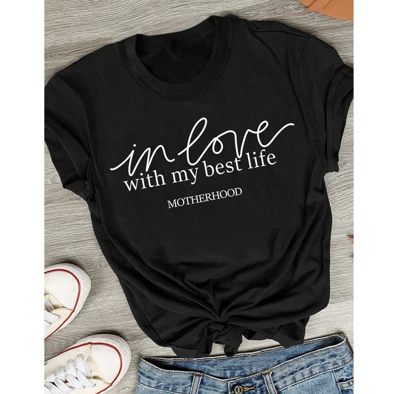 In Love With My Best Life Shirts - Inspirational Shirts | Merch Gone Viral