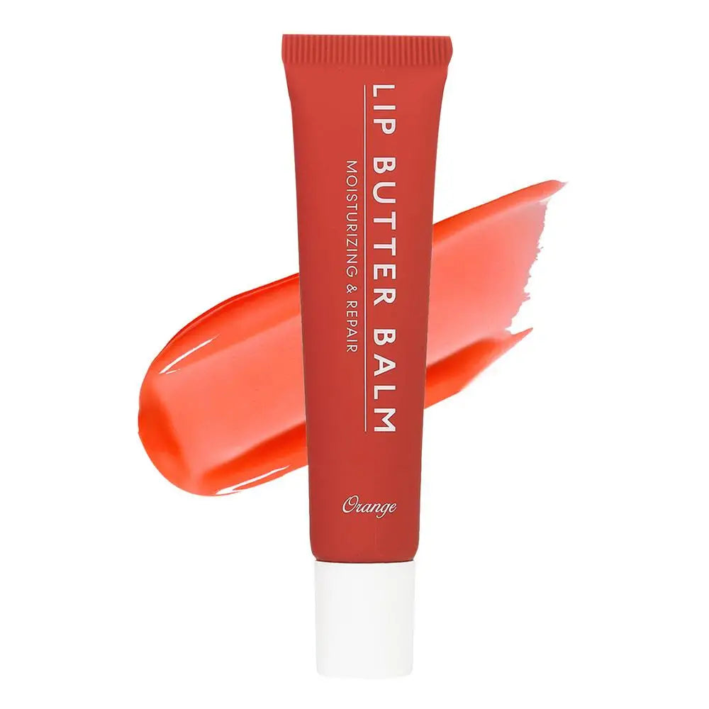 Crystal Lip Butter Balm - Moisturizing Jelly Oil Lipgloss with Brown Sugar Cherry Pink Tints