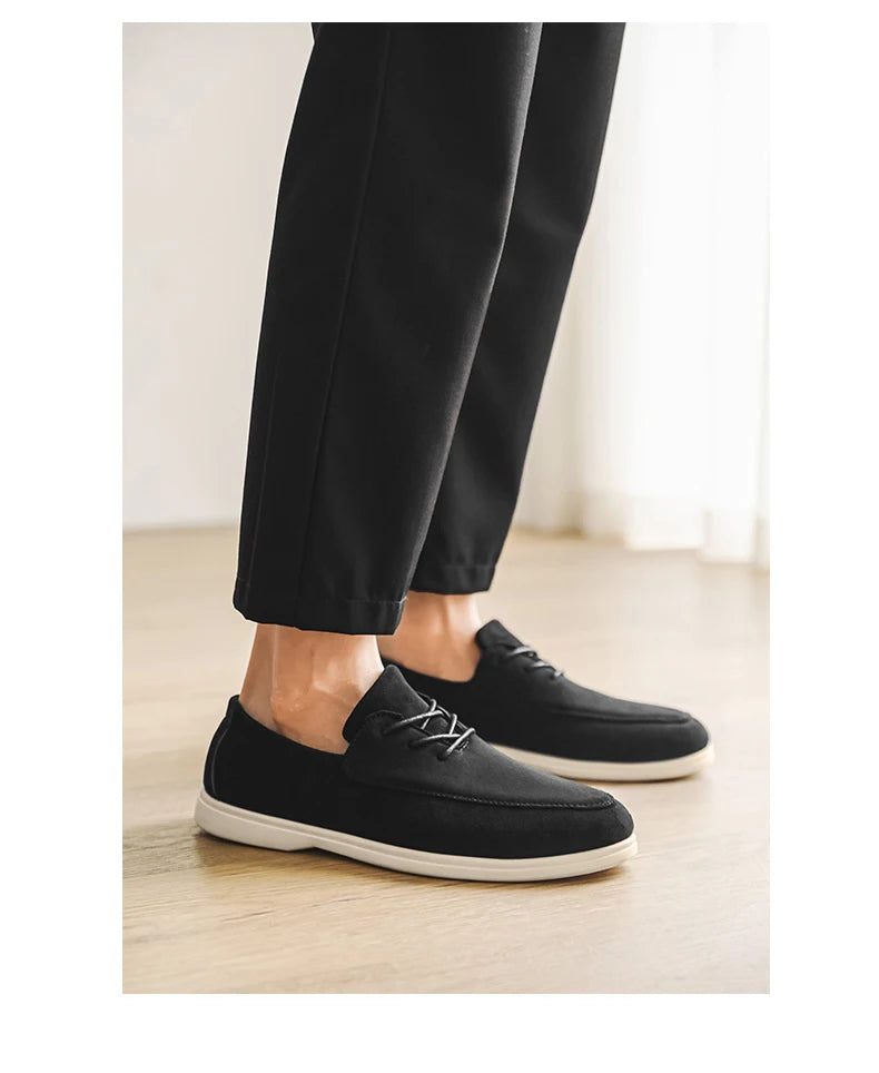 2025 Summer Loafers Men Casual Shoes Breathable Lace Up Lightweight Versatile Comfortable SUMMER CHAMPION