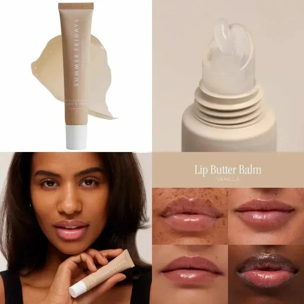 Butter Lip Balm Sets Vanilla Pink Cherry Chocolate