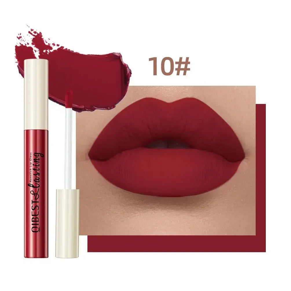 12 Colors Sexy Women Lipstick Waterproof Long Lasting Moist Lip Gloss Vivid Colorful Lipgloss Women Makeup maquiagem