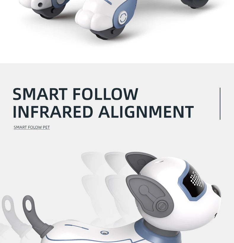 Intelligent Robot Dog - Remote Control Electronic Pet with Stunts for Kids
