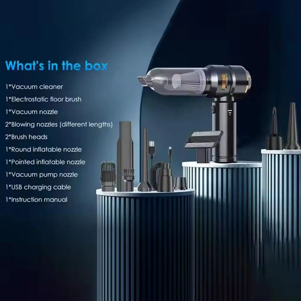 Car vacuum cleaner Wireless Portable Multipurpose Powerful HandHeld Cleaner For Home and Car Cleaning Machine