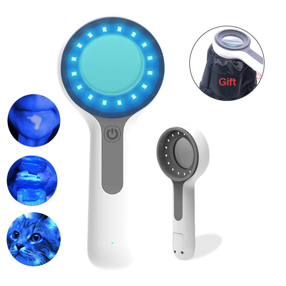 Skin Analyzer Skin Examination Beauty Test Medical Wood's Lamp Dermoscope Medical Woods Lamp Skin Analysis Vitiligo Detector