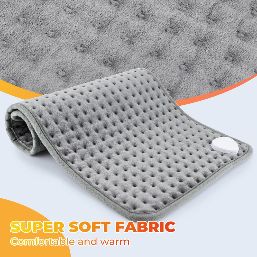 Electric Heating Blanket Thermal Pads Warmer 9 Levels Heated Mat Soft&Safe Winter Body Back Leg Warmer Pads Home Use 60*30cm