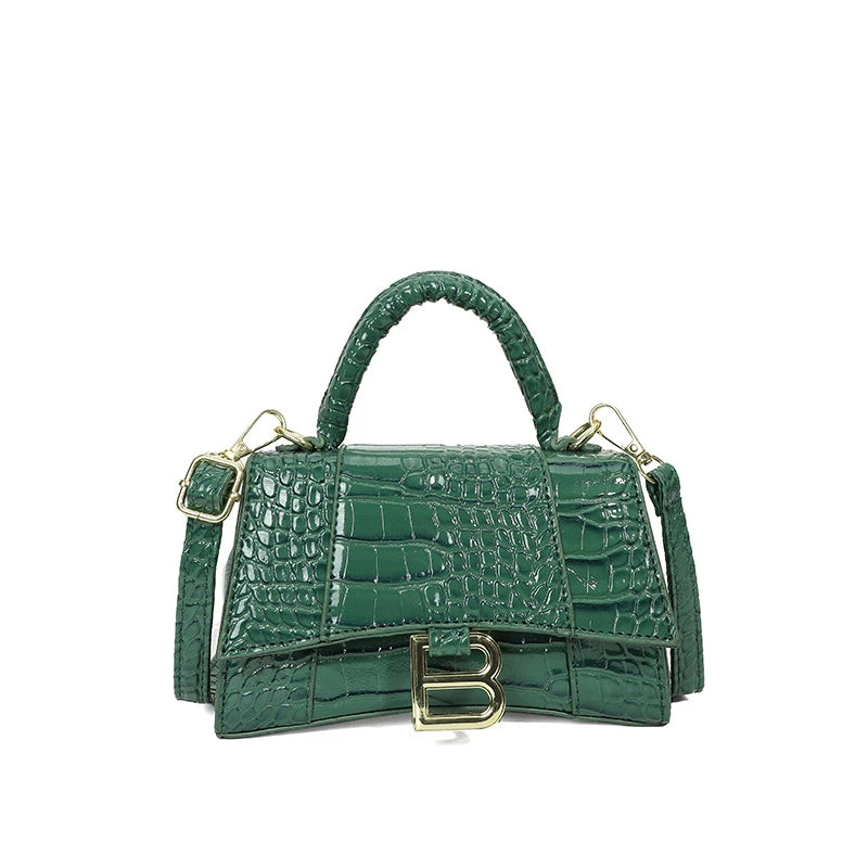Fashionable Leather Handbag With Spacious Interior For Elegant Ladies By Famous Designer, Luxury Brand