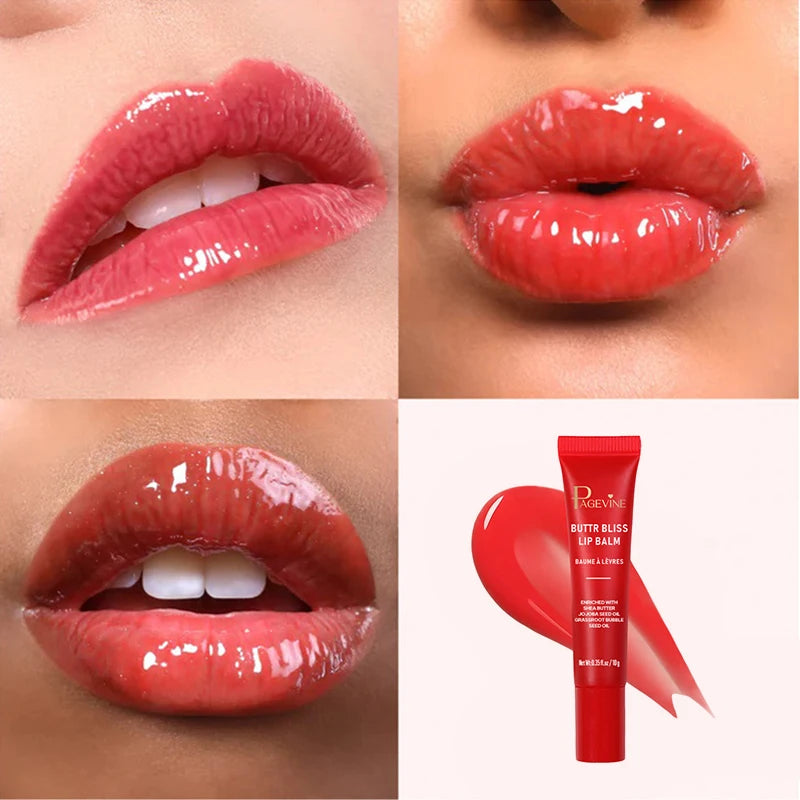 Tubular Butter Bliss Lip Balm - 8 Colors Plumping Hydrating Long Lasting Lip Gloss