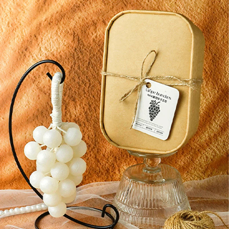Handmade Soap Bar,Pearl Grape Bunches Bathing & Washing & Cleaning & Nourishing Gift Box Soap,Plant Extraction Mild Remove Dirt