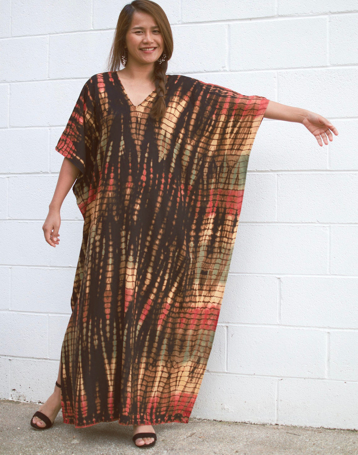 Rustic Chic Cotton Beach Cover-up Robe Dress