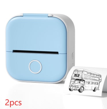 Portable Mini Thermal Label Printer - Bluetooth Home Photo Student Wrong Question Price Tag Printer