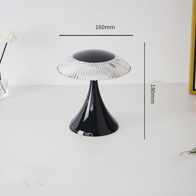 Crystal Table Lamp With Touch Control For PC Bedside RGB 16 Color Modes Sunflower White Black Gold Lamp