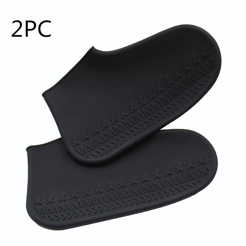 Non-Slip Silicone Shoe Covers - Waterproof Reusable Shoe Protectors