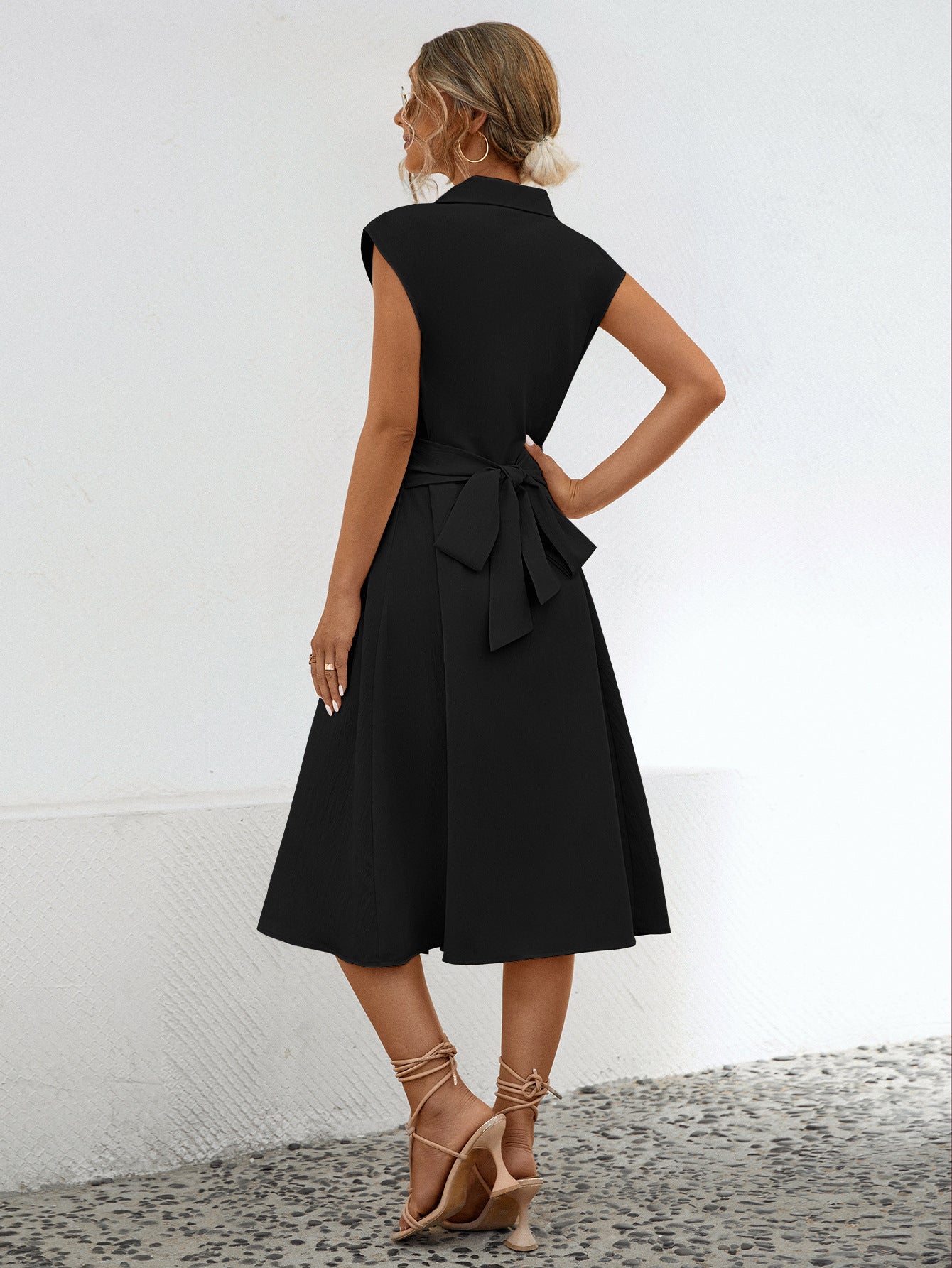 Women's Waistcoat Shirt Dress