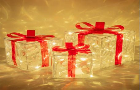 Christmas Gift Box Three - piece Set Gift Decoration - merch gone viral.
