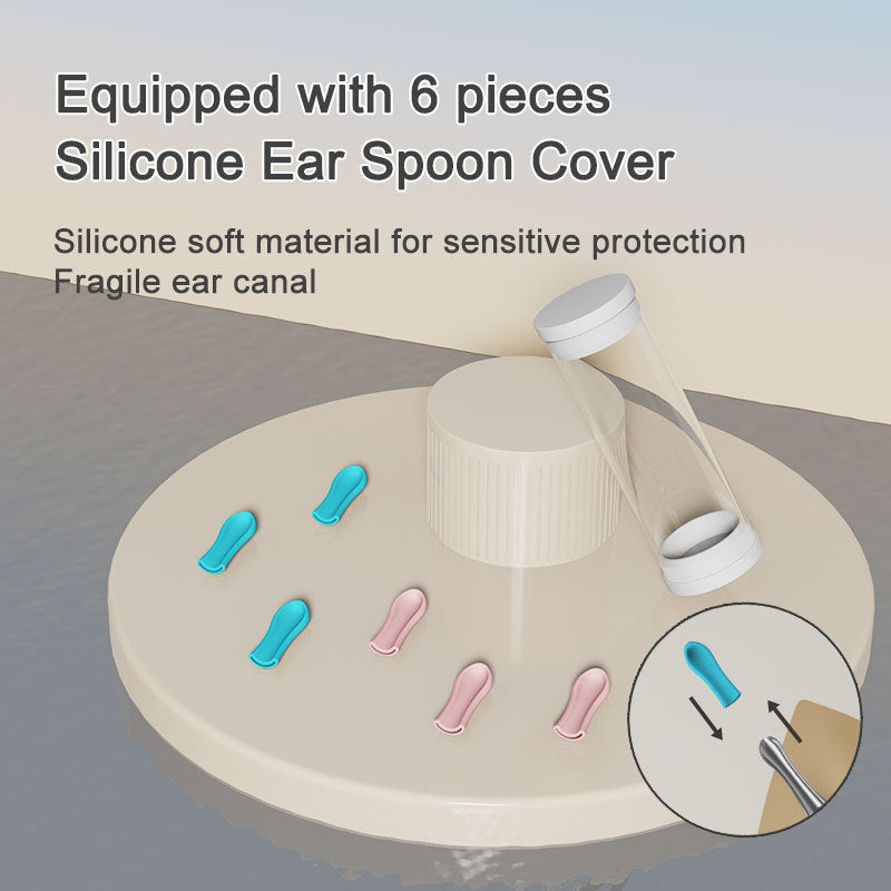Ear Cleaner with Camera - 6 Ear Scoops HD Visual Earwax Removal Tool