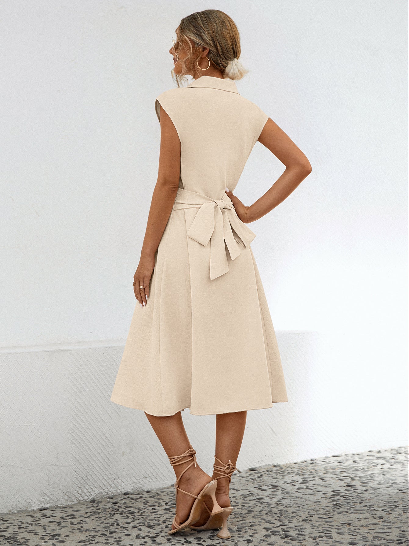 Women's Waistcoat Shirt Dress