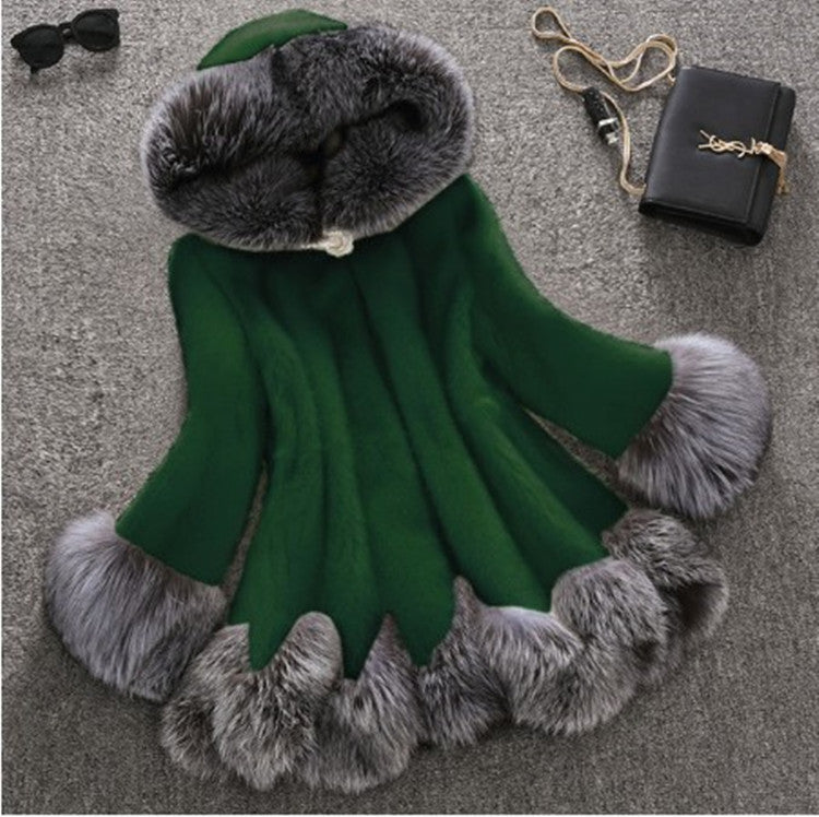 Luxurious Faux Fur Mink Coat - Premium Soft Winter Outerwear for Women