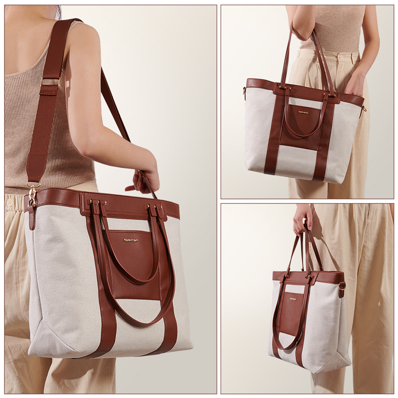 Luxe Must Have Viral Mommy Canvas Diaper Handbag