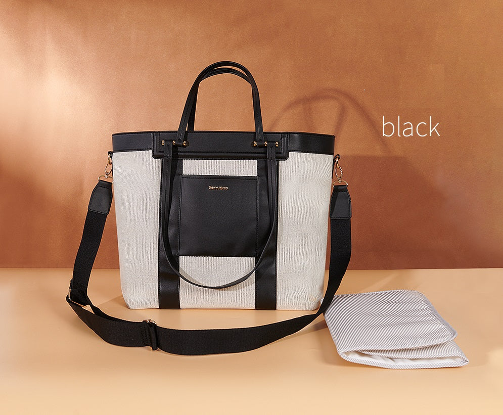 Luxe Must Have Viral Mommy Canvas Diaper Handbag