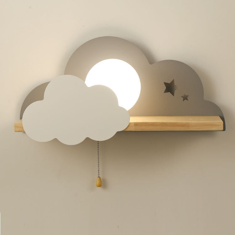 Simple Bedside Cloud Decoration Creative Wall Lamp