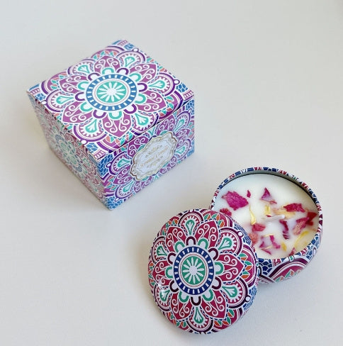 Natural Dried Flower Candle Flower Fragrance Incense Candle