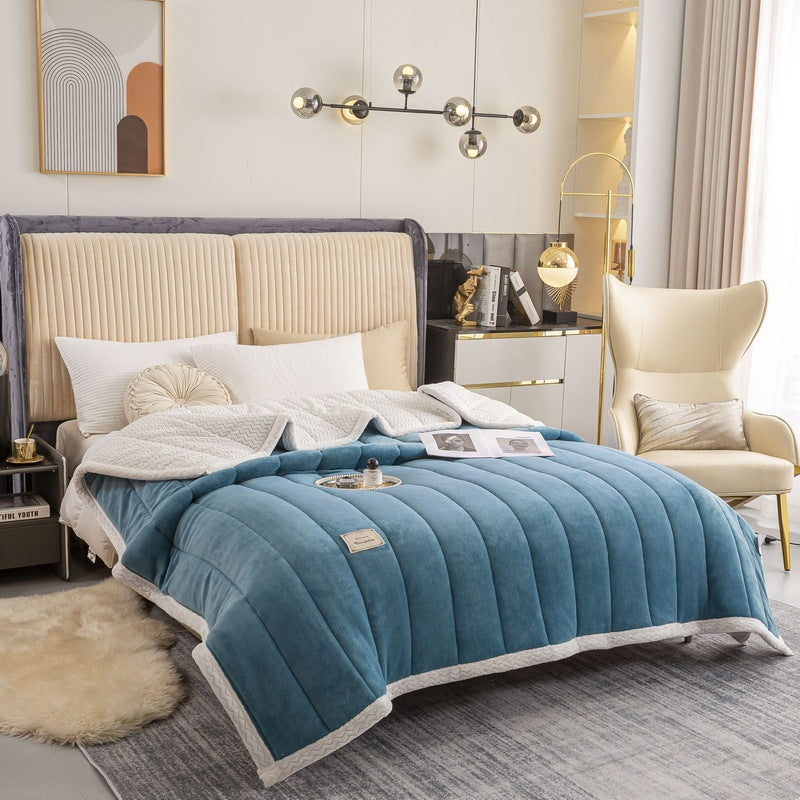 Milk Velvet Beibei Velvet Blanket Thickened In Winter
