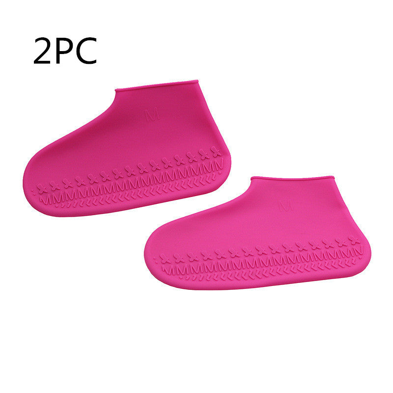 Non-Slip Silicone Shoe Covers - Waterproof Reusable Shoe Protectors