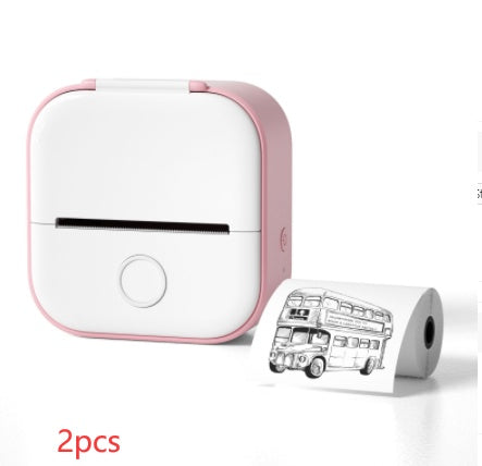 Portable Mini Thermal Label Printer - Bluetooth Home Photo Student Wrong Question Price Tag Printer