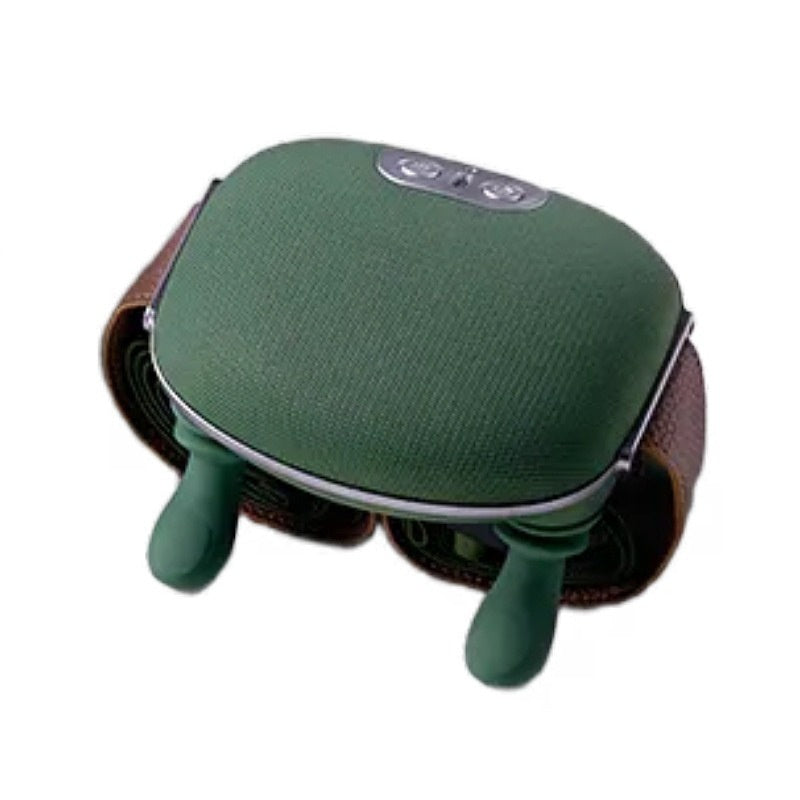 Your Must Have USB Neck Massager With Timing Function Delivers Spa Worthy Relief For Whole Family Premium Dark Green.