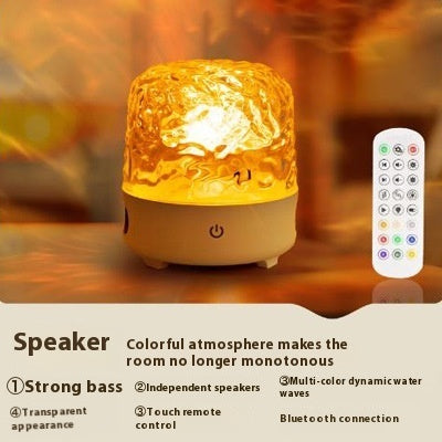 Bluetooth Night Light with Crystal Glass Starry Sky Glow