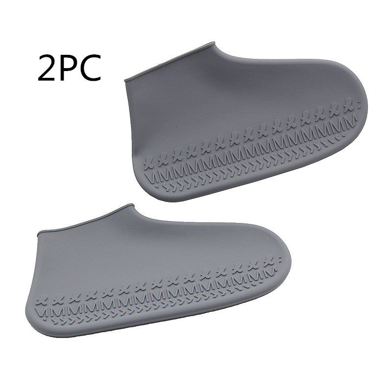 Non-Slip Silicone Shoe Covers - Waterproof Reusable Shoe Protectors