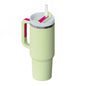 Insulated Tumbler 40 Oz With Handle And Straw For Coffee And Tea
