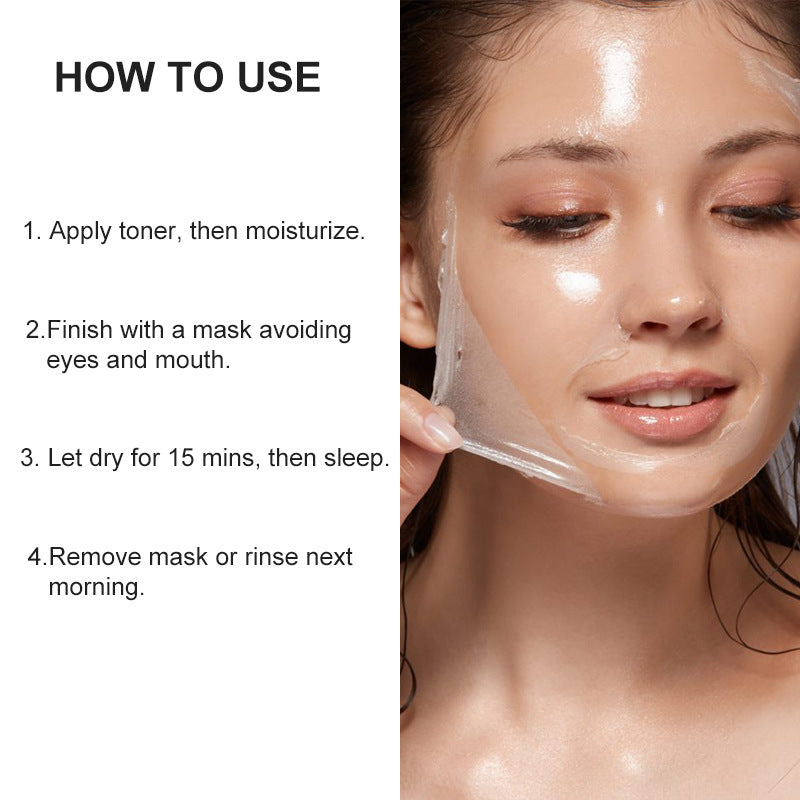 Hydrating Sleep Peel Mask with Collagen Actives for Radiant Skin