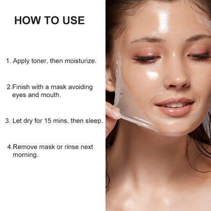 Hydrating Sleep Peel Mask with Collagen Actives for Radiant Skin