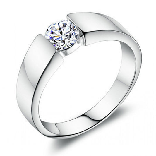 This Elegant Luxury Crown Diamond Couple Ring Set Platinum 18K Gold Elevates Your Wedding Day.