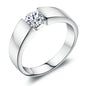 This Elegant Luxury Crown Diamond Couple Ring Set Platinum 18K Gold Elevates Your Wedding Day.