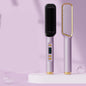Wireless Hair Straightening And Curling Comb Tourmaline Ceramic Heating