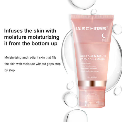 Hydrating Sleep Peel Mask with Collagen Actives for Radiant Skin