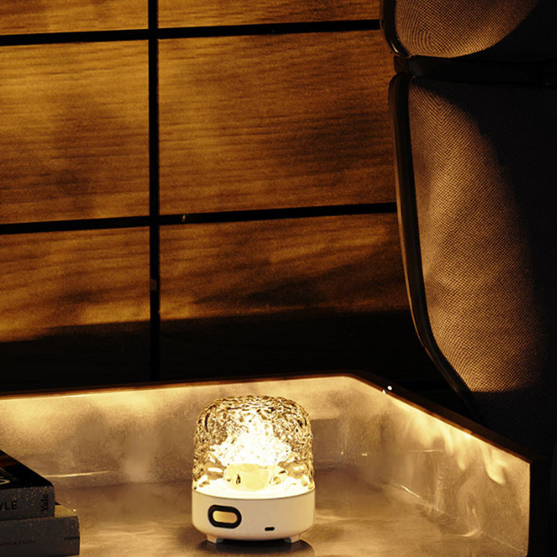 Bluetooth Night Light with Crystal Glass Starry Sky Glow